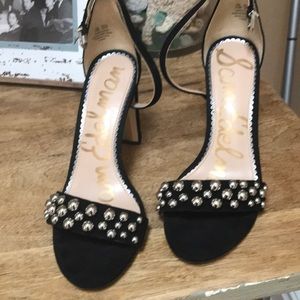 Sam Edelman size 6 1/2 shoes black suede